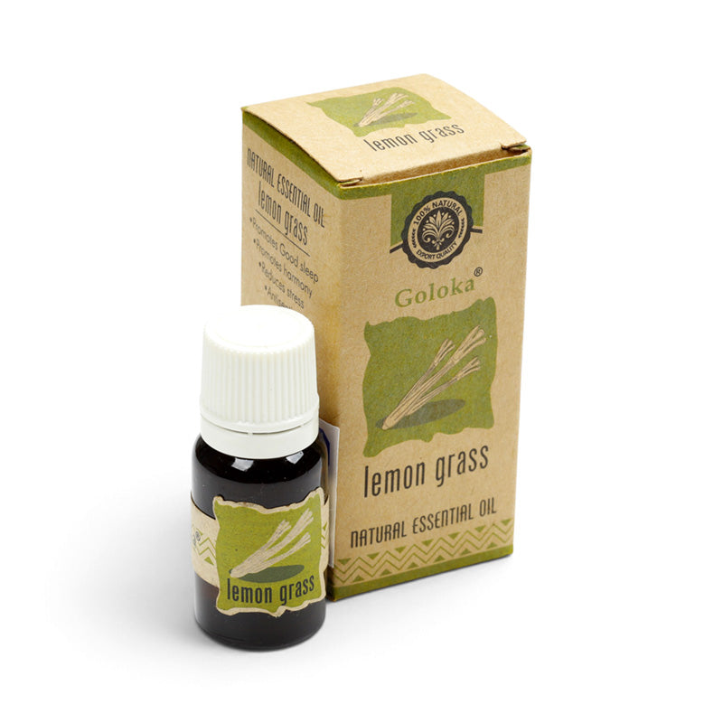 Goloka Lemon Grass Natural Essential Oil 10ml EOG15