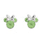 Disney Mickey & Minnie Sterling Silver 925 Mouse August Birthstone Earrings ES00028SAUGL.PH