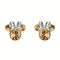 Disney Mickey & Minnie Sterling Silver 925 Mouse June Birthstone Orange Earrings ES00028SJUNL.PH
