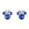 Disney Mickey & Minnie Sterling Silver 925 Mouse September Birthstone Blue Earrings ES00028SSEPL.PH