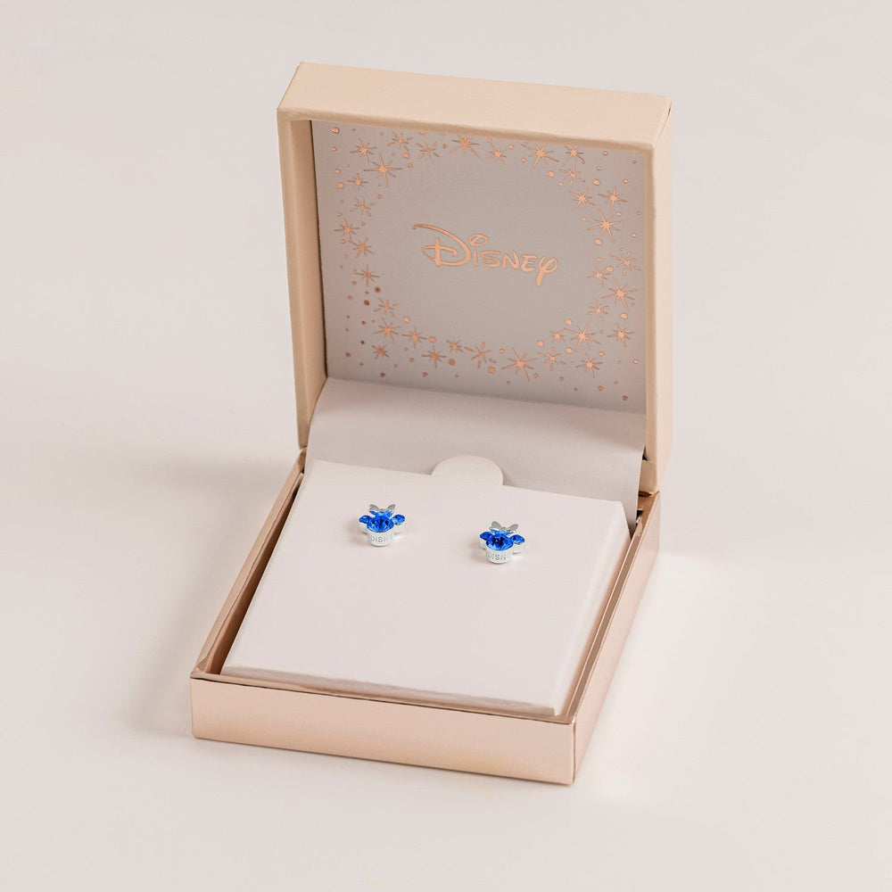 Disney Mickey & Minnie Sterling Silver Mouse September Birthstone Blue Earrings ES00028SSEPL PH