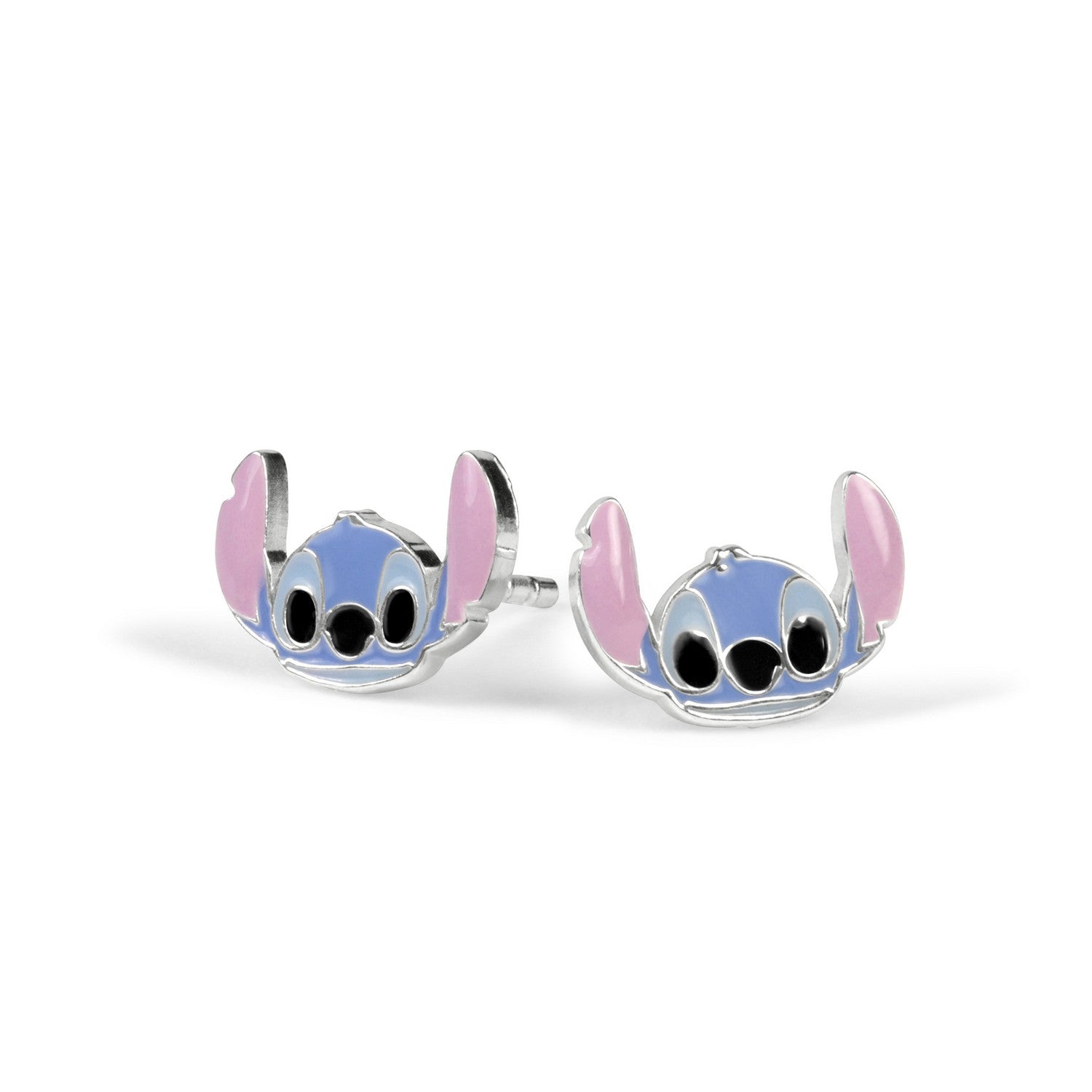Disney Sterling Silver 925 Stitch Enamel Fill Stud Earrings ES00101SL.PH