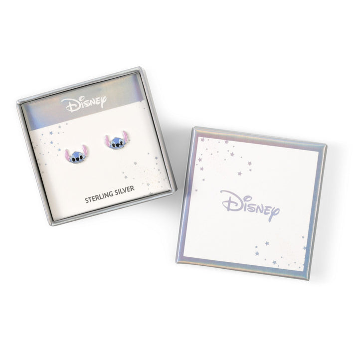 Disney Sterling Silver 925 Stitch Enamel Fill Stud Earrings ES00101SL.PH