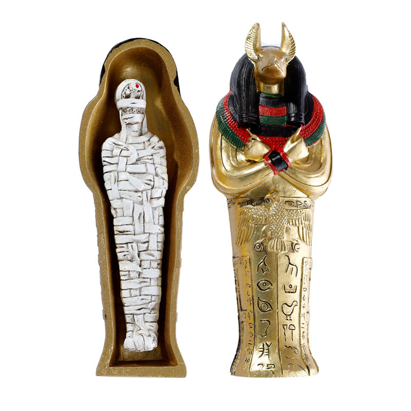 Anubis Sarcophagus with Mummy ES46