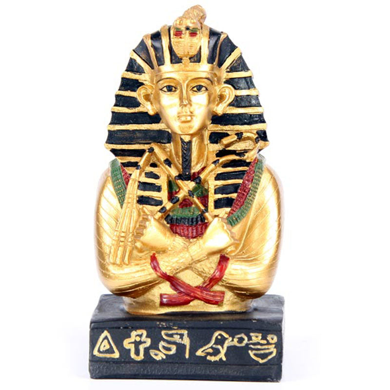 Golden Tutankhamen Holding Crook & Flail ESP09