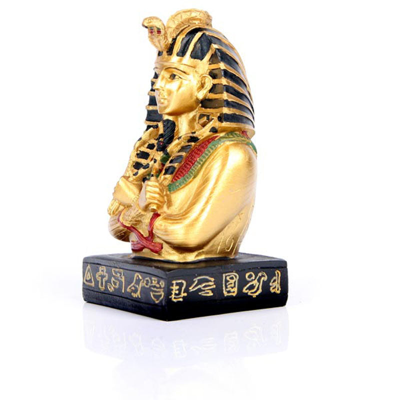 Golden Tutankhamen Holding Crook & Flail ESP09