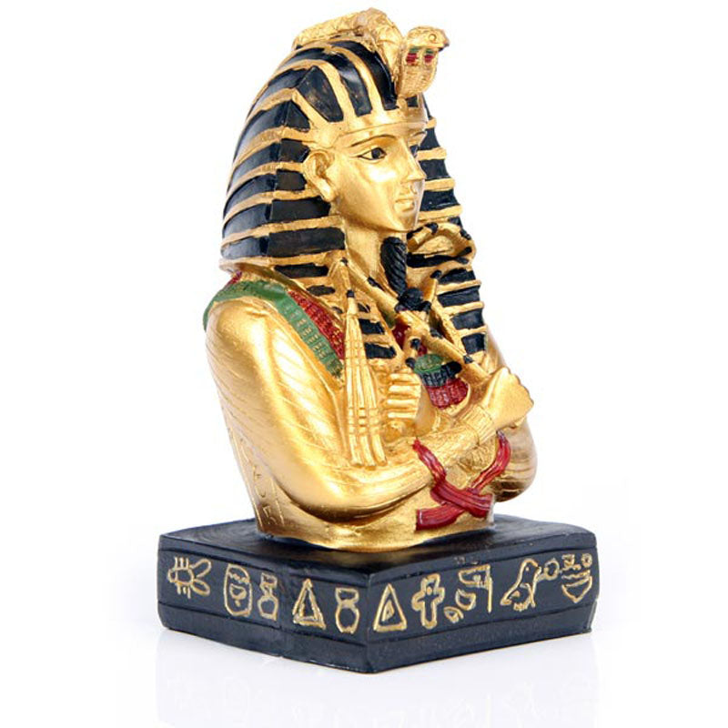 Golden Tutankhamen Holding Crook & Flail ESP09