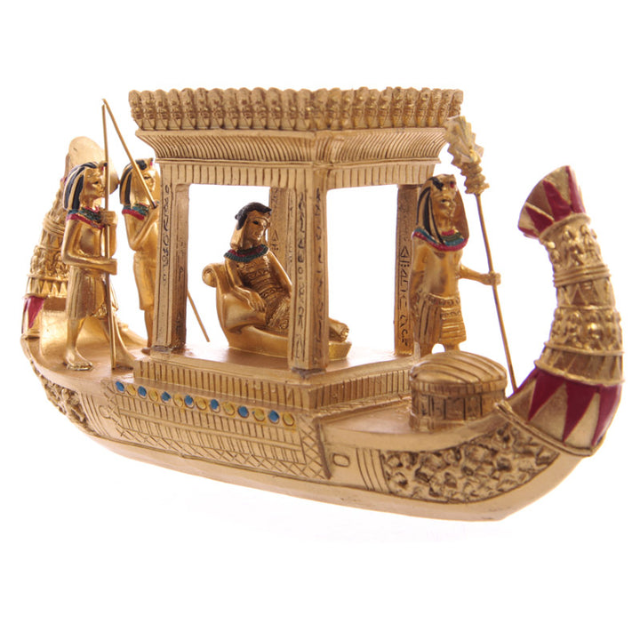 Golden Egyptian Canopy Boat ESP12