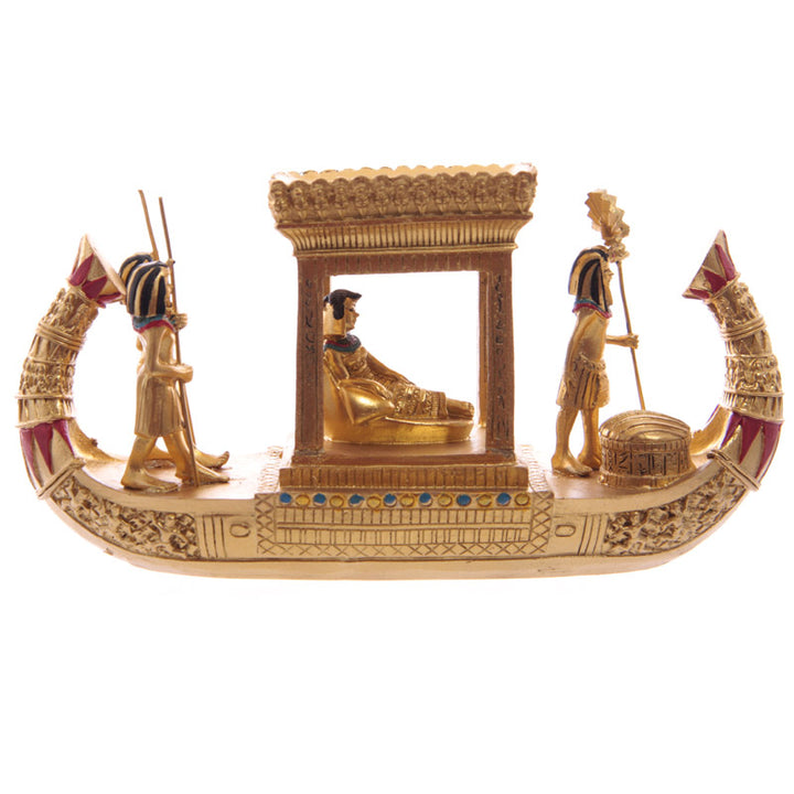 Golden Egyptian Canopy Boat ESP12