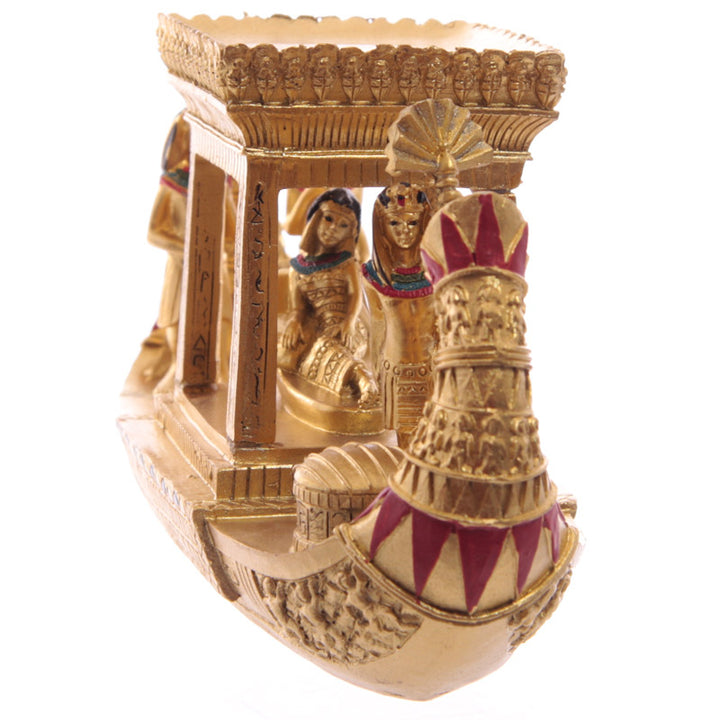 Golden Egyptian Canopy Boat ESP12