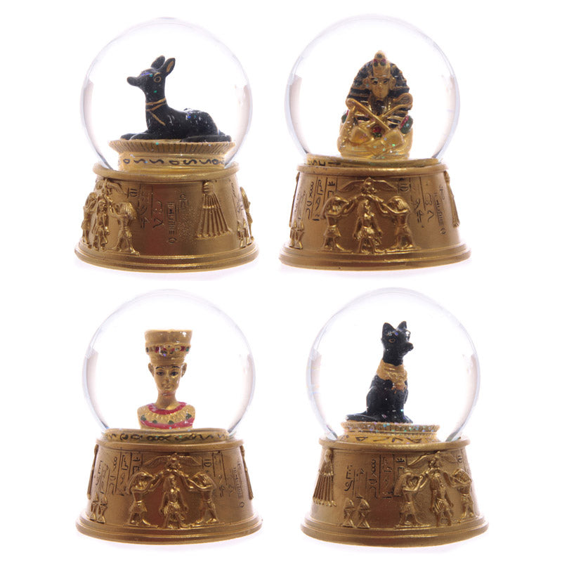 Egyptian with Hieroglyphics Snow Globe ESP16
