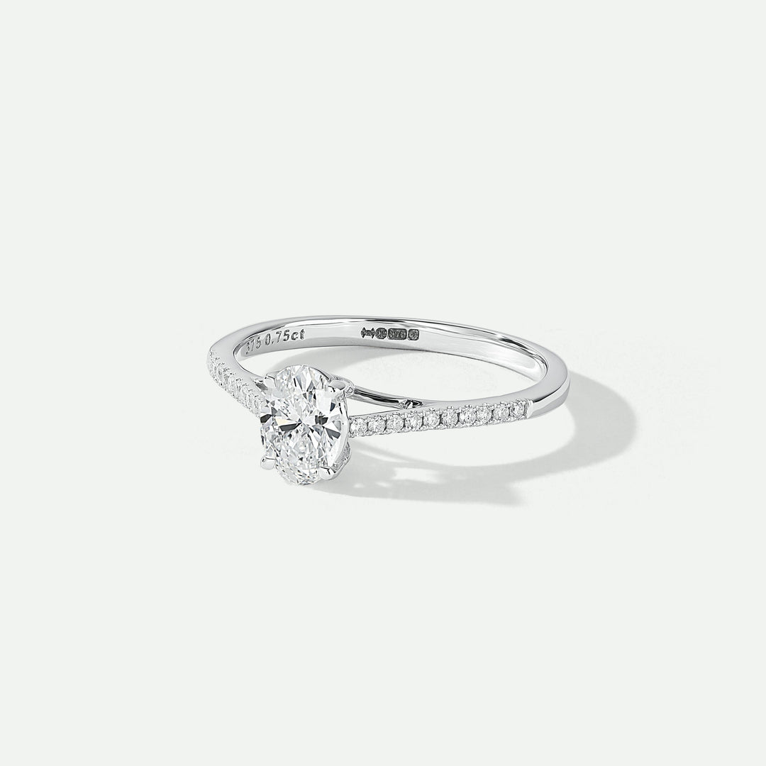 Elena | 9ct White Gold 0.75ct tw Lab Grown Diamond Ring