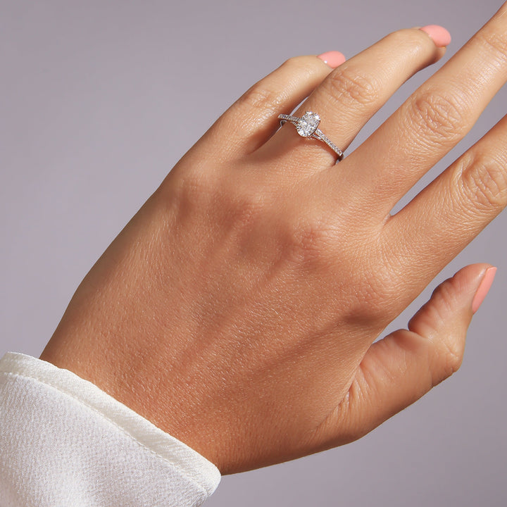 Elena | 9ct White Gold 0.75ct tw Lab Grown Diamond Ring