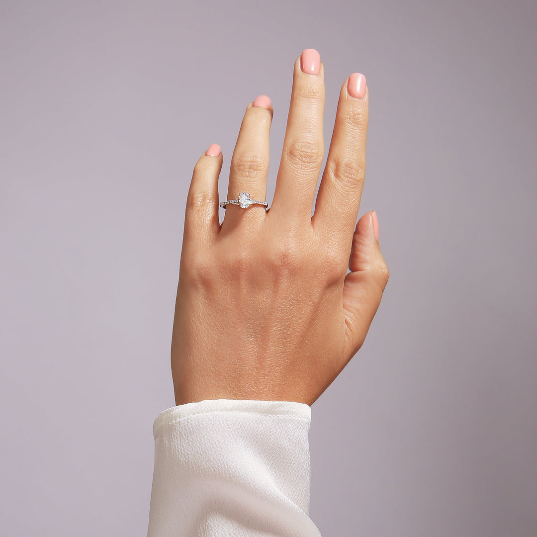 Elena | 9ct White Gold 0.75ct tw Lab Grown Diamond Ring