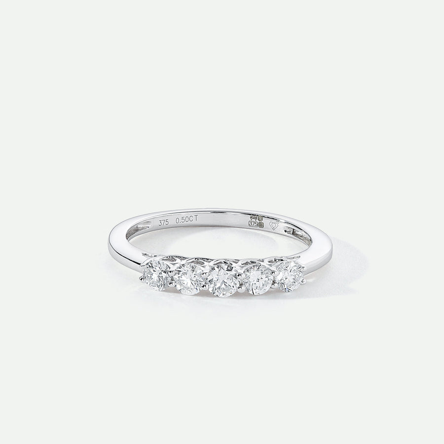 Elsie | 9ct White Gold 0.50ct tw Lab Grown Diamond Ring