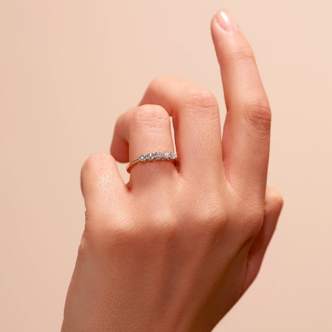 Elsie | 9ct Yellow Gold 0.50ct tw Lab Grown Diamond Ring