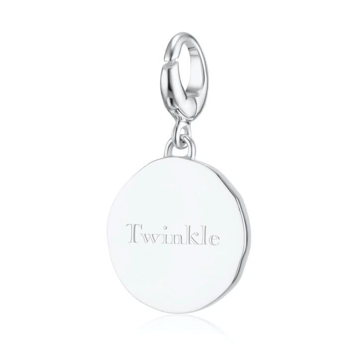 Engraved Silver North Star Charm VCSNSTR
