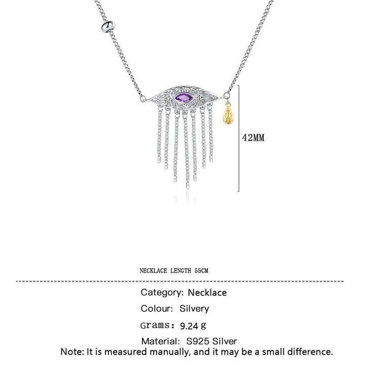 Evil's Eye Silver necklace