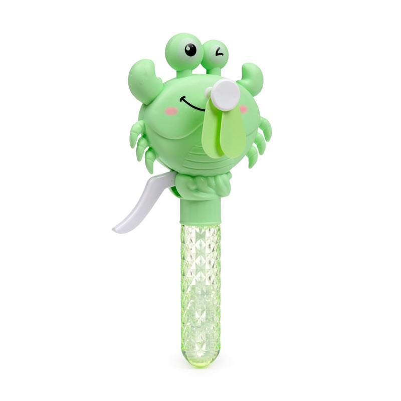Crab Handheld Hand-Operated Fan with Bubbles FAN06