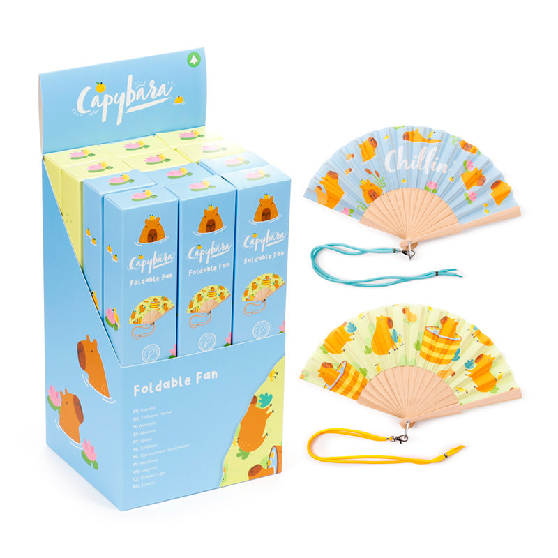Capbara Folding Hand Fan FAN09