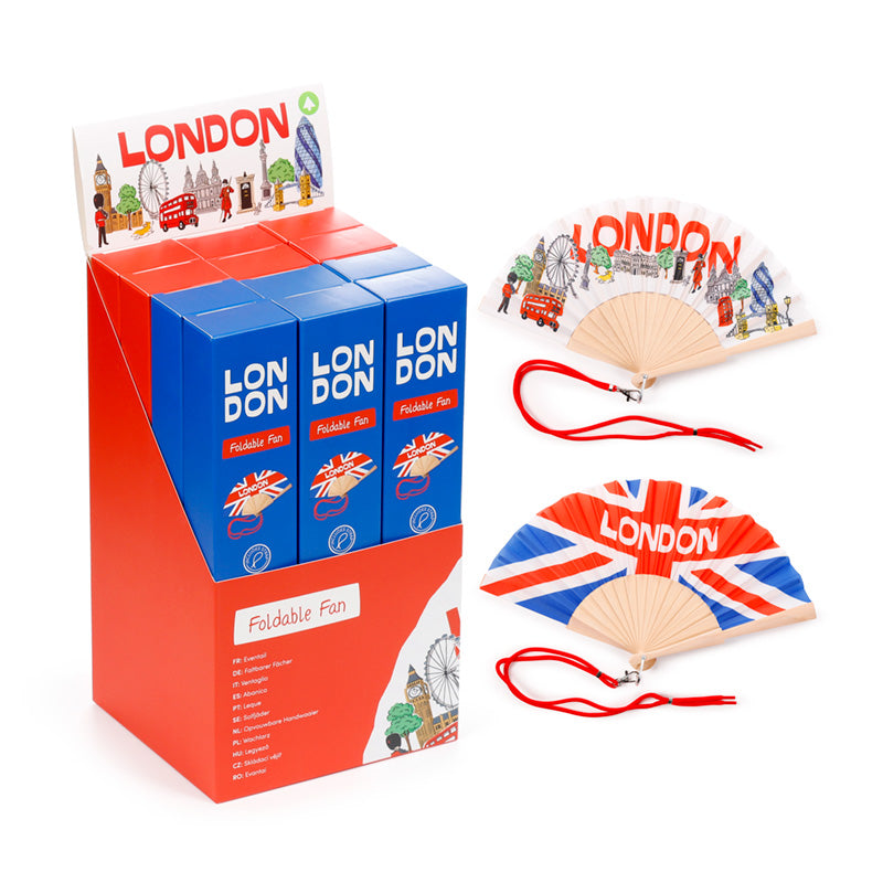 London Souvenir Folding Hand Fan FAN11