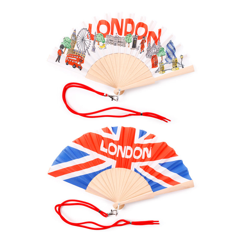 London Souvenir Folding Hand Fan FAN11