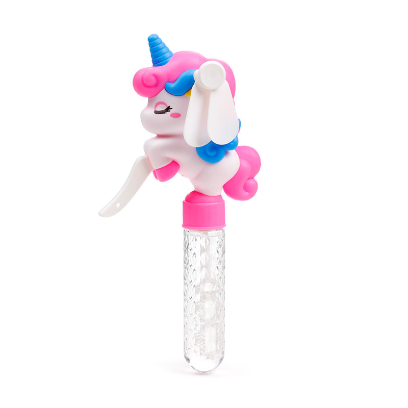 Unicorn Magic Handheld Hand-Operated Fan with Bubbles FAN18