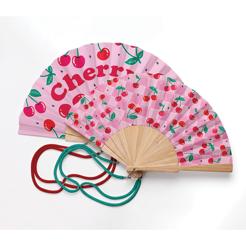 Cherry Folding Hand Fan FAN34