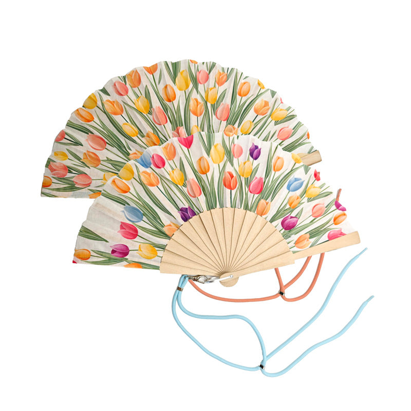 Tulips Folding Hand Fan FAN38