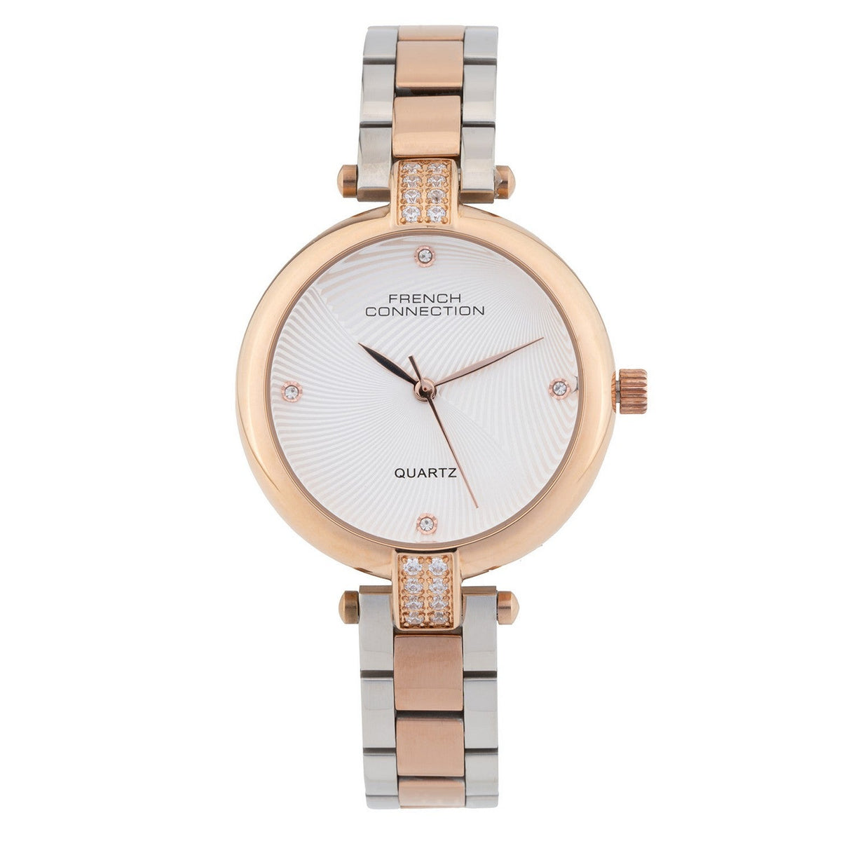 French Connection Two Tone Bracelet Watch FCM01RTM