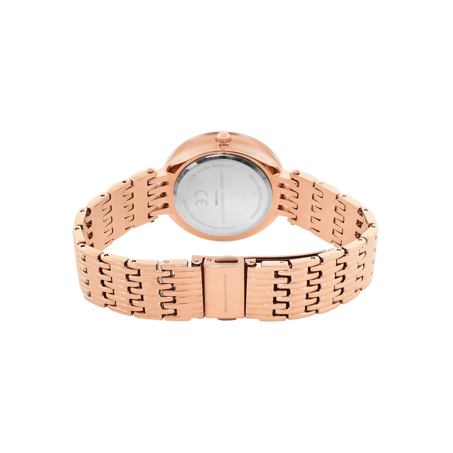 French Connection Rose Gold Bracelet Watch FCN00063I