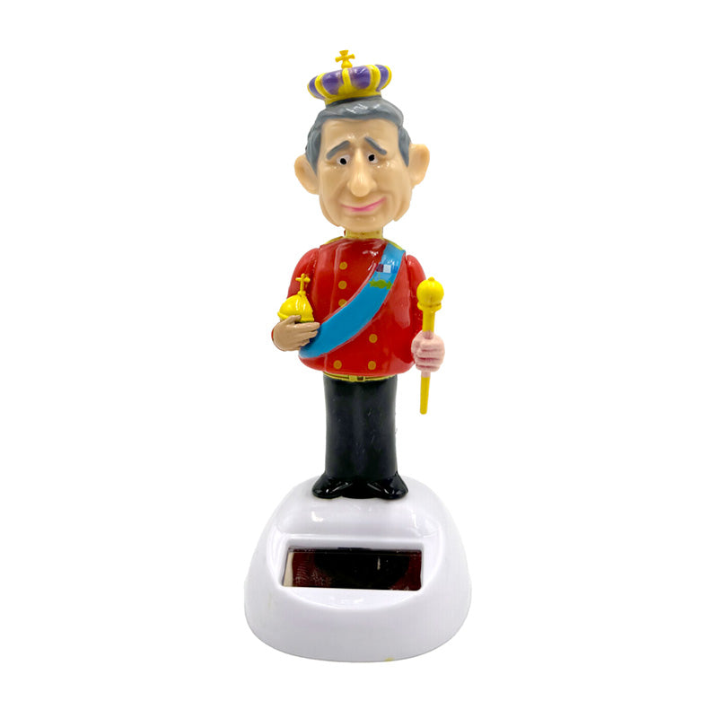 King Charles Solar Pal with Red & Black Coat FF141B