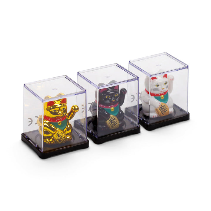 Maneki Neko Lucky Cat Waving Cat Mini Solar Pal FF152