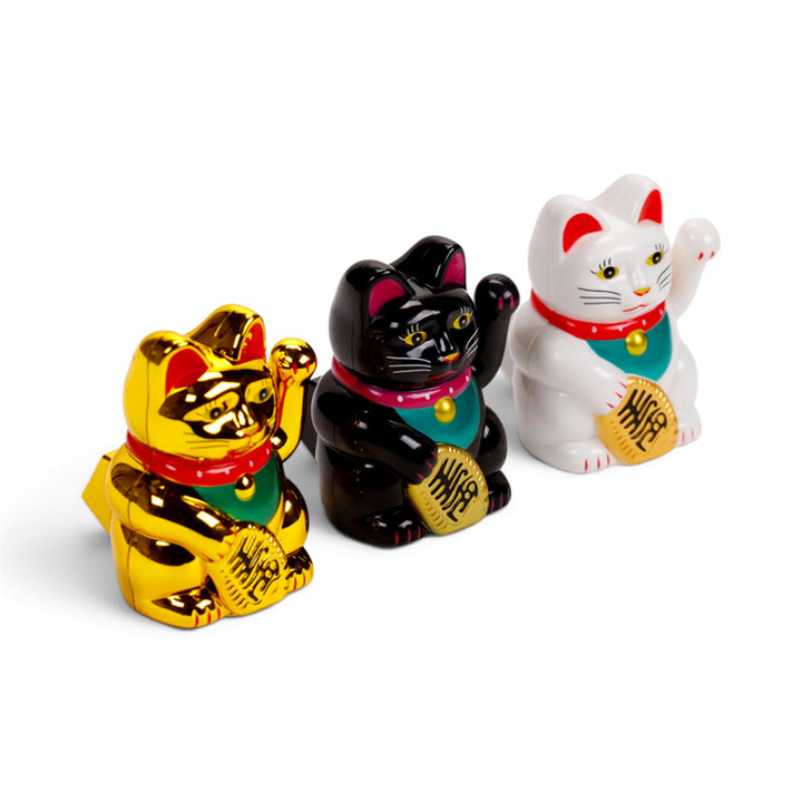 Maneki Neko Lucky Cat Waving Cat Mini Solar Pal FF152