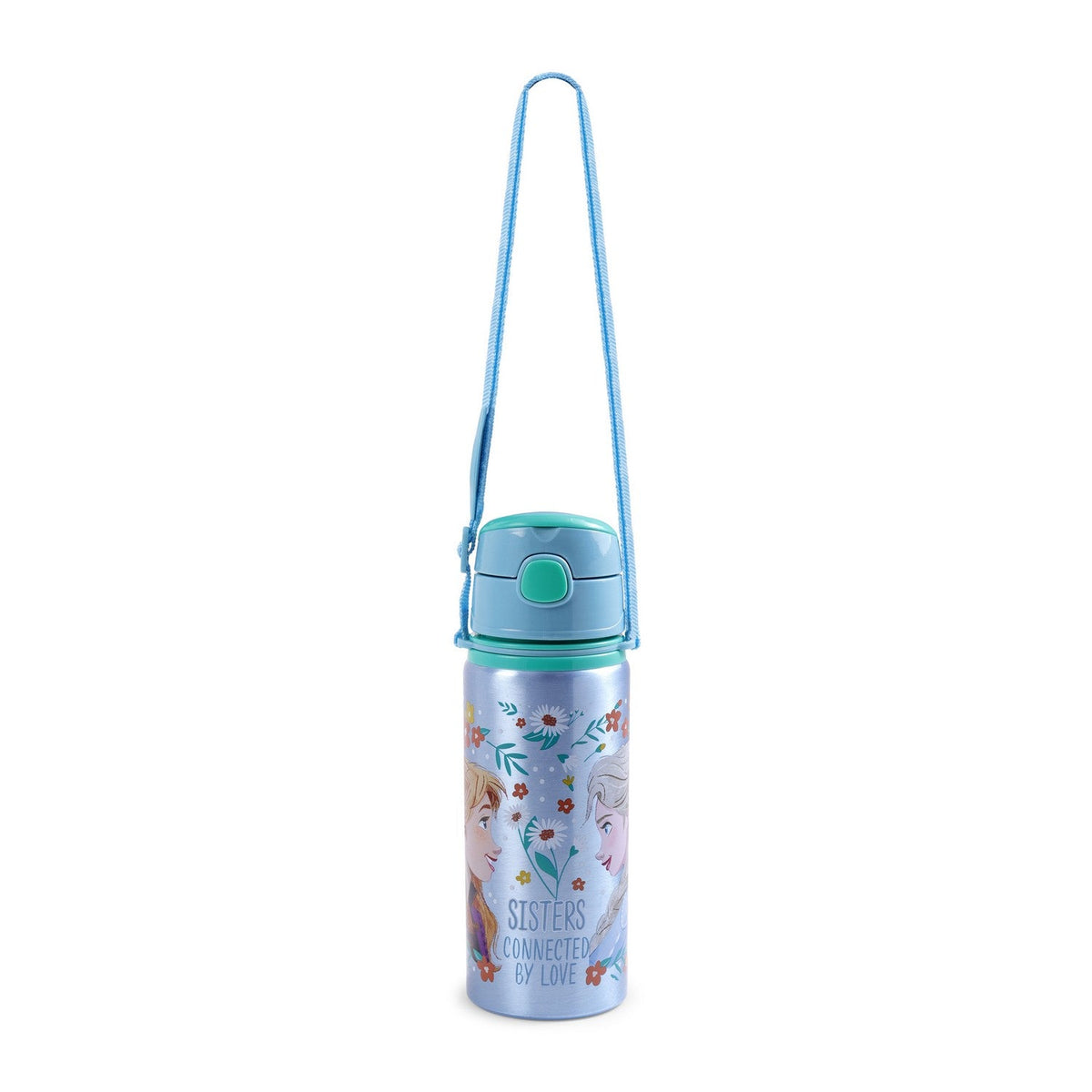 Disney Frozen Aluminum Leak Proof Water Bottle 600Ml Turquoise FR50013