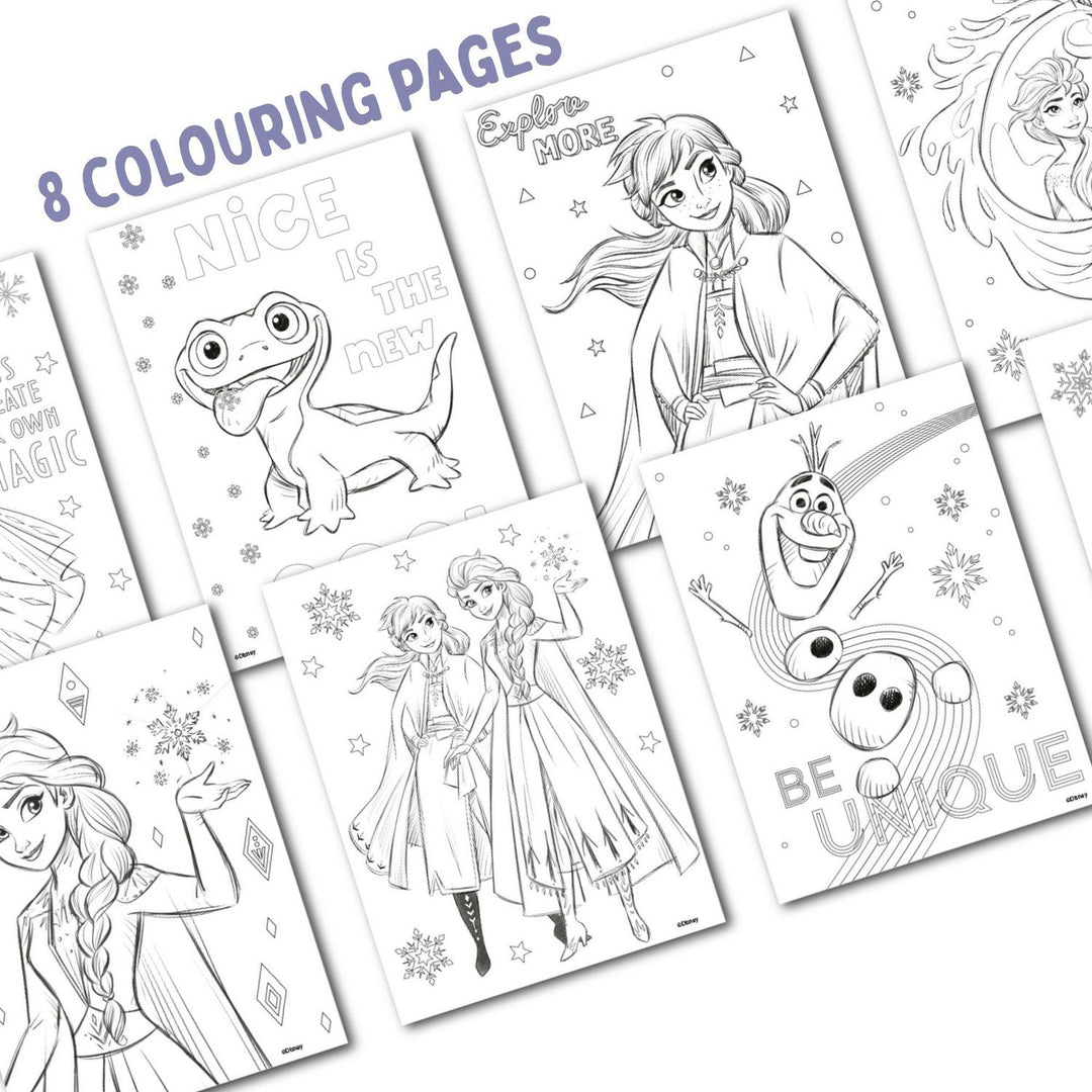 Disney 15 Piece Colouring With Stickers Frozen Set FR50022