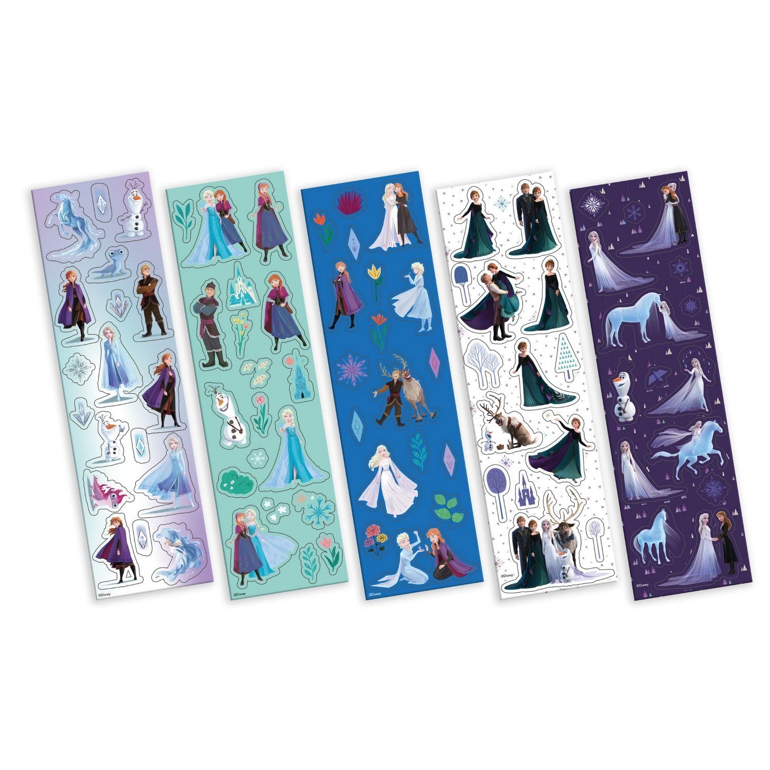 Disney 5 Pcs Sticker Sheet Frozen Blue Set FR50026