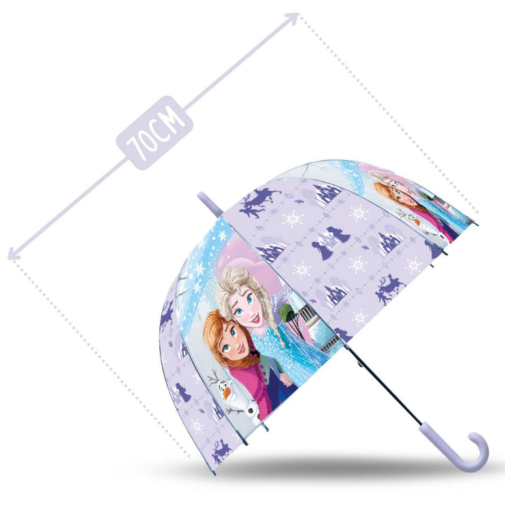 Disney Transparent Bell Umbrella 46Cm Frozen FR50069