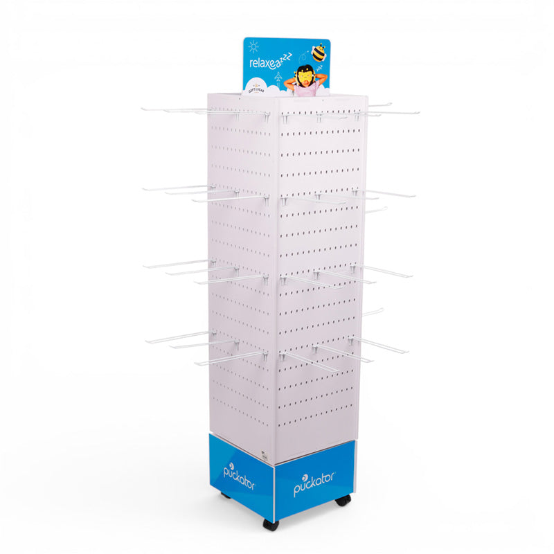 30 Hook Rotating Pegboard FSDU Display Unit for Hoodeazzz/Relaxeazzz Travel Pillows FSDU18