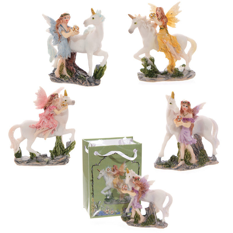 Flower Fairy & Unicorn in a Mini Bag FY356