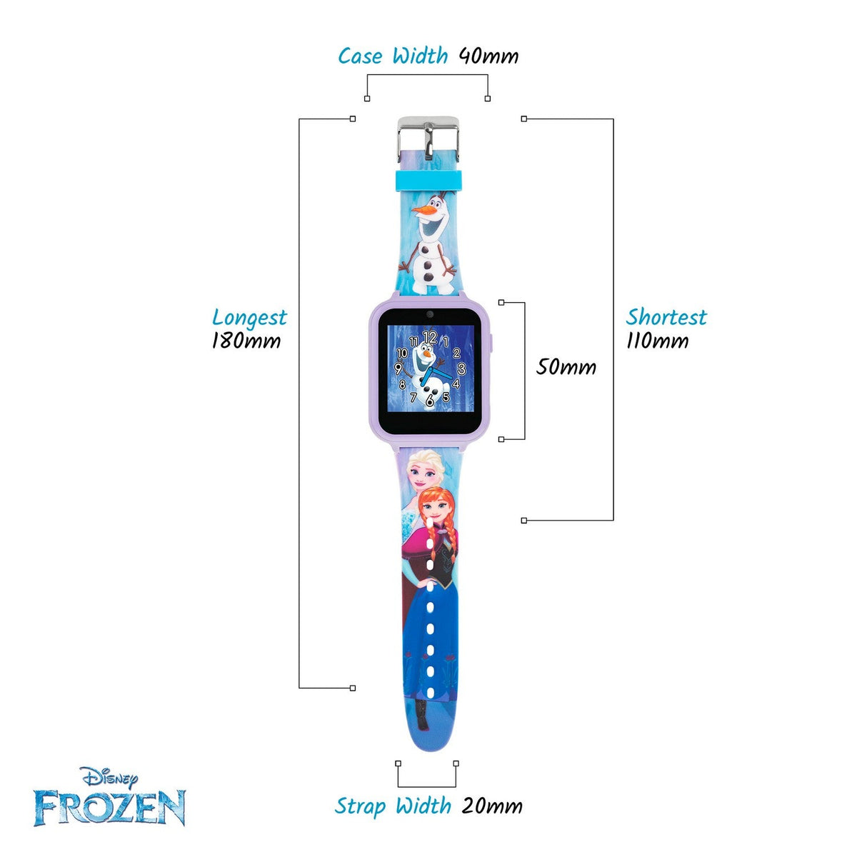 Disney Frozen Printed Strap Interactive Watch FZN4151ARG