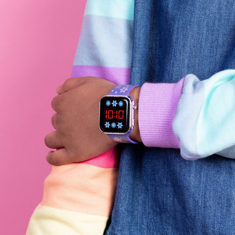 Disney Frozen Printed Strap Led Watch FZN4733ARG