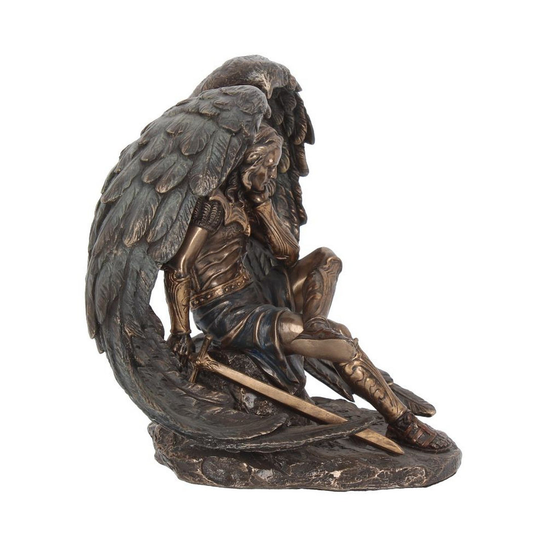 Bronzed Lucifer The Fallen Angel Religious Figurine. 16.5cm G0732C4