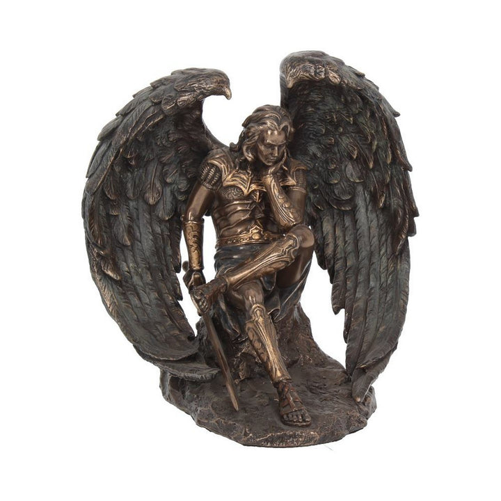 Bronzed Lucifer The Fallen Angel Religious Figurine. 16.5cm G0732C4