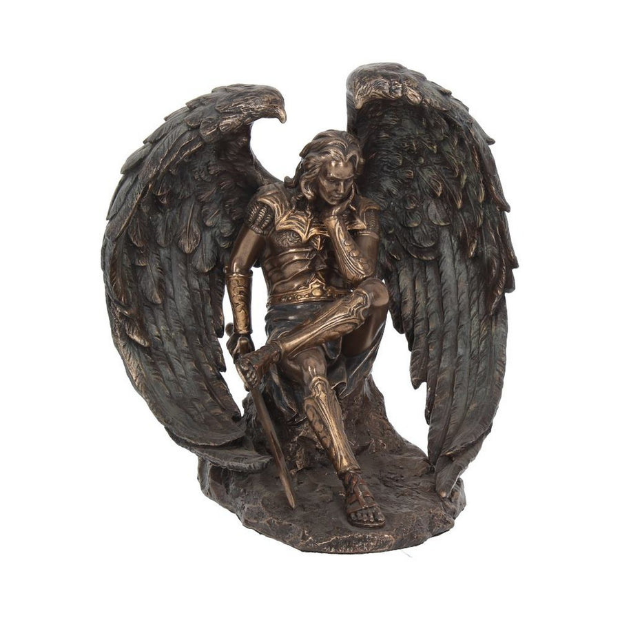 Bronzed Lucifer The Fallen Angel Religious Figurine. 16.5cm G0732C4