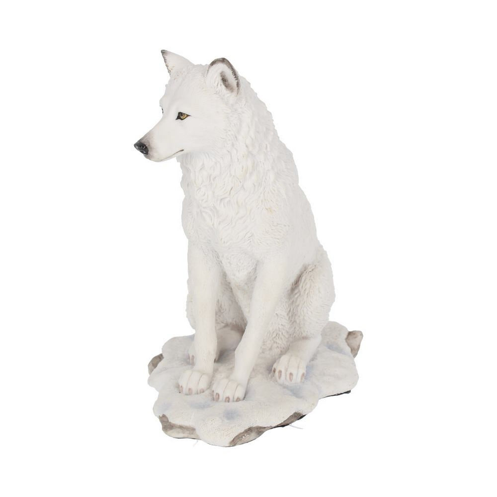 White Ghost Wolf Figurine Ornament G0751C4