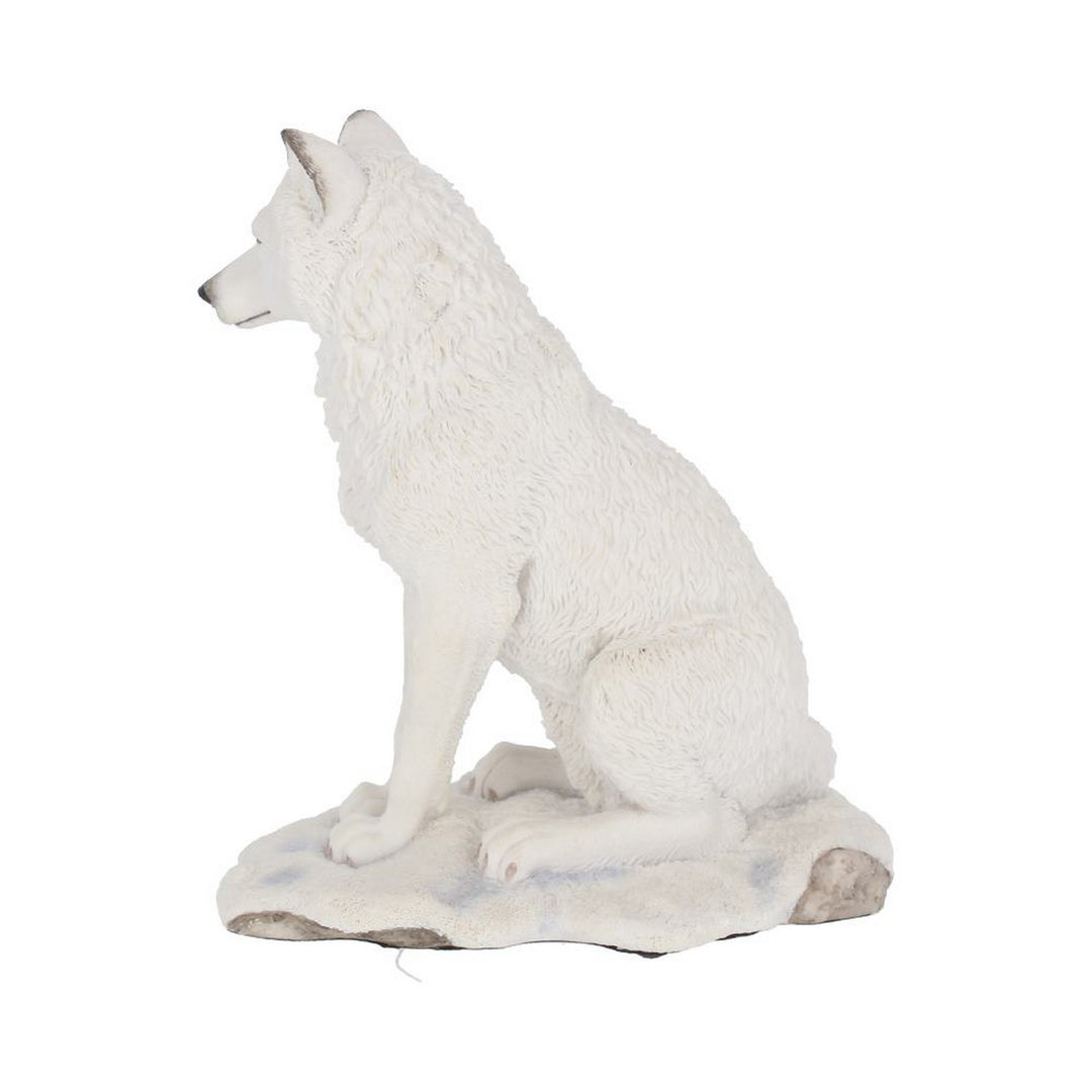 White Ghost Wolf Figurine Ornament G0751C4
