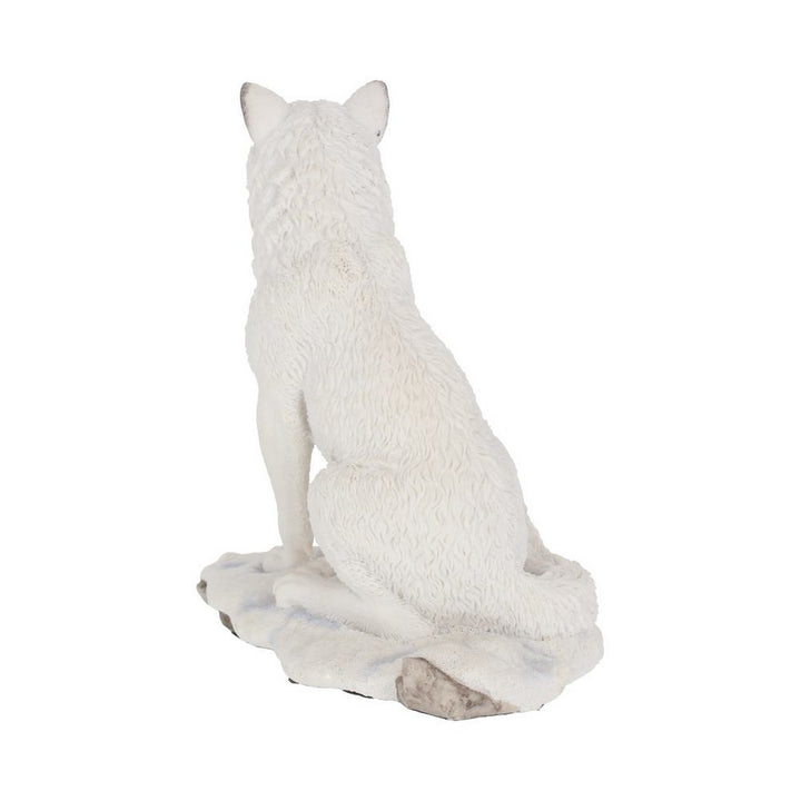 White Ghost Wolf Figurine Ornament G0751C4