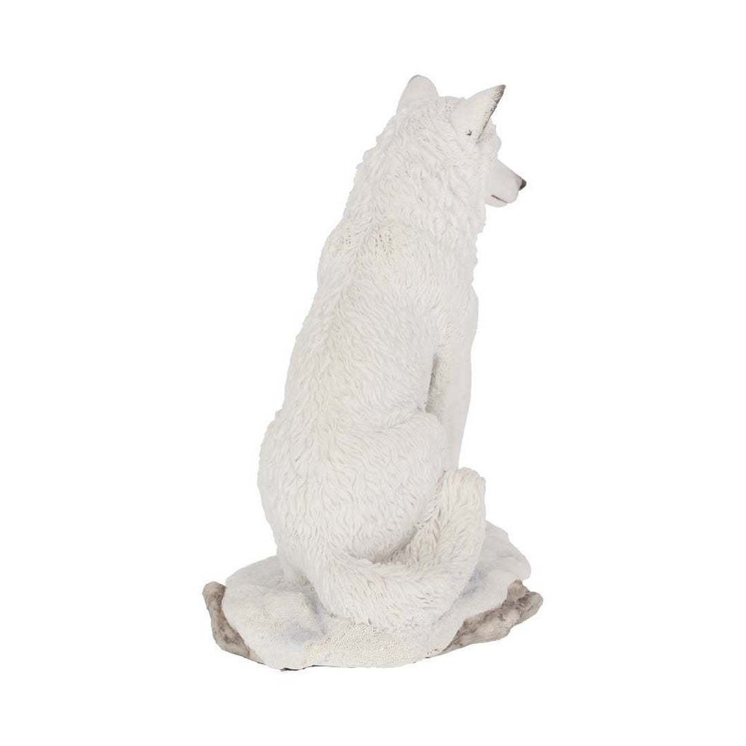 White Ghost Wolf Figurine Ornament G0751C4