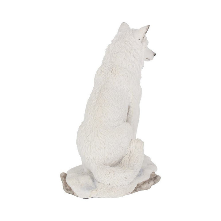White Ghost Wolf Figurine Ornament G0751C4